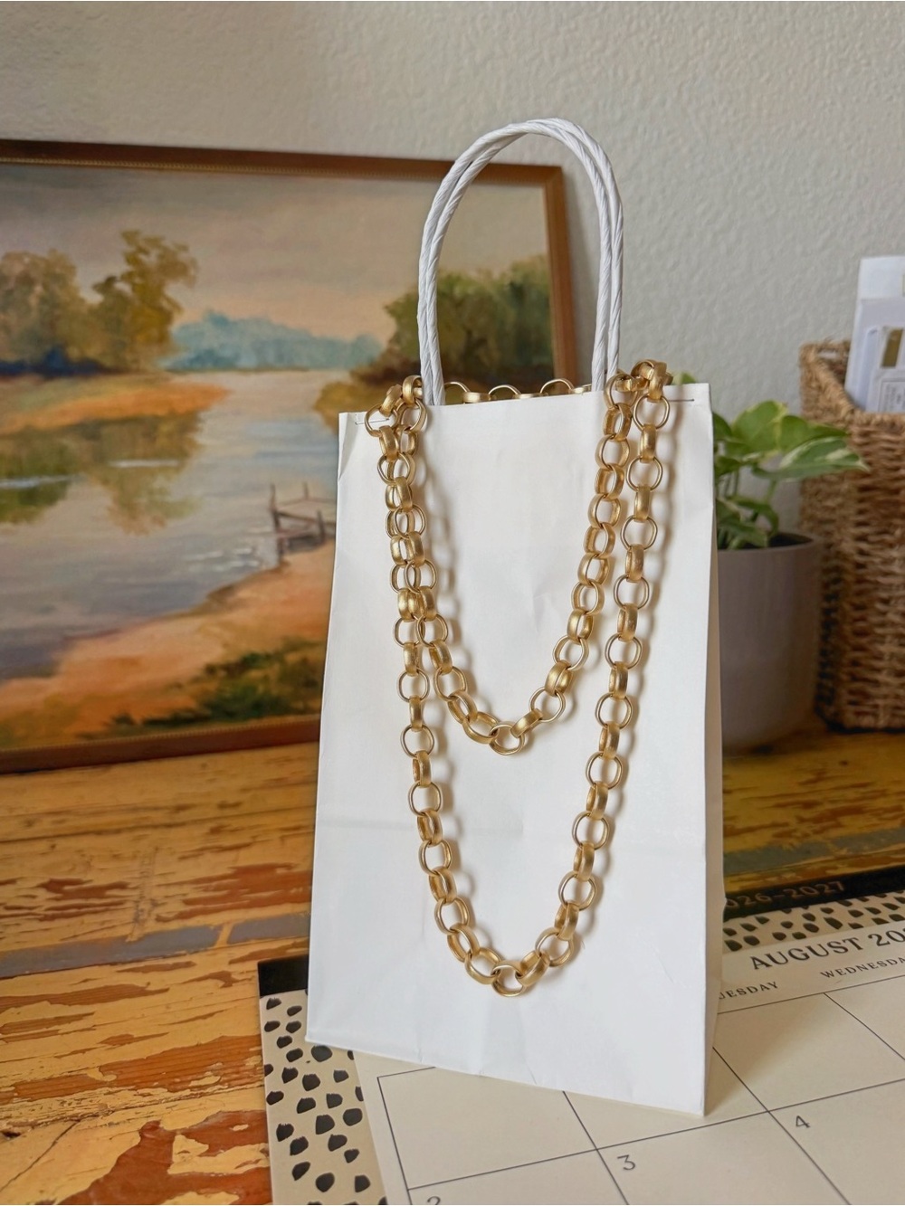 Gold Chain Costume Jewelry Necklace